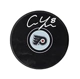 Cam York signed autographed hockey puck JSA