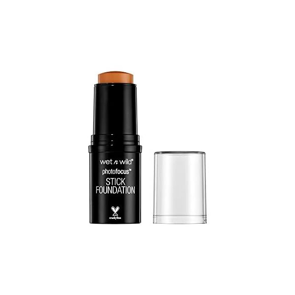 wet n wild Photo Focus Matte Foundation Stick Makeup, Toffee | Vegan & Cruelty-Free