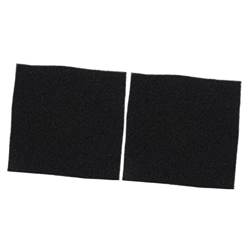 ノーブランド品 2個 水槽フィルター綿 小さな水槽 魚ポンプ 水槽の装飾品 レトロな水槽 水槽フィルター水チューブ ヒータ フィルターパッド 水槽用スポンジパッド スポンジを浄化する Black