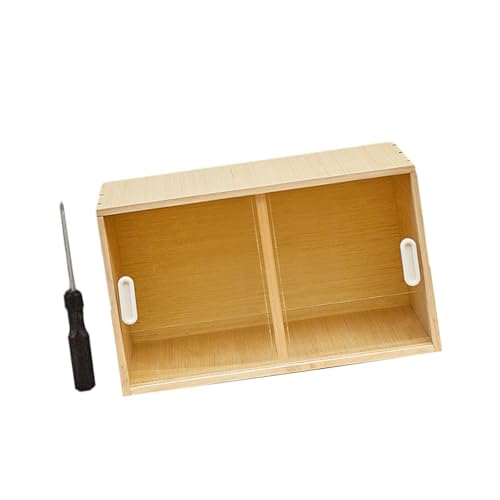 KLKCMS ひよこ用育雛箱 木製 ハムスターケージ ウズラ小屋 軽量 積み重ね可能 装飾 インキュベーター 巣 小動物用飼育箱, 50センチメートル
