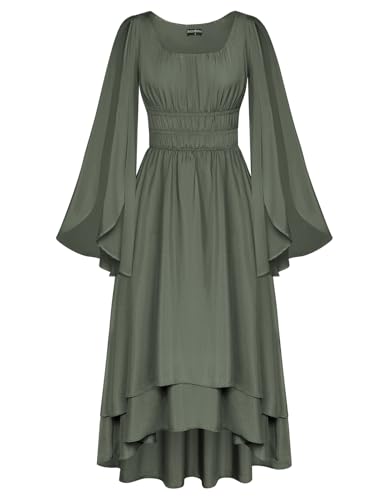 Costume Renaissance Scarlet Darkness de qualité supérieure à double couche