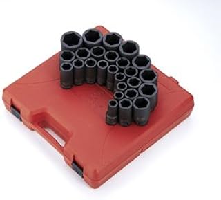 Sunex SU4693 26 Piece .75 in. Drive Metric Deep Impact Socket Set