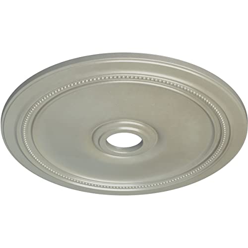 Image of Ekena Millwork CM24DIFCS Diane Ceiling Medallion, 24 inchOD x 3 5 /8 inchID x 1 1 /4 inchP (Fits Canopies up to 6 1 /4 inch), Hand-Painted Flash Copper