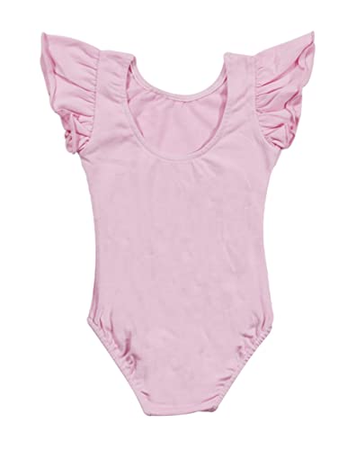 Newborn Baby Girls Flutter Sleeve One-Piece Romper Ruffle Leotard Cute Bodysuit Outfits #TOP1