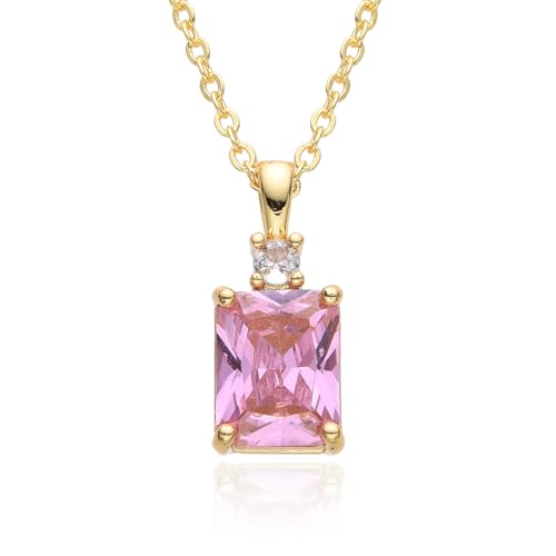 Pendentif bouteille de parfum rectangulaire avec collier rose blanc chic