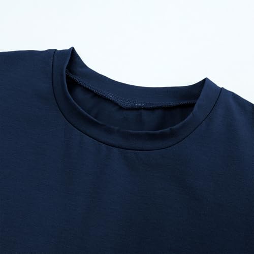 Kids Girls Cotton 2 Piece Set Short Sleeve T-Shirts and Elastic Waist Shorts Solid Athletic Outfits Cute 𝐋oungewear Set3