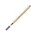 Produktbild STABILO Fineliner violett, 0,4 mm, Metallspitze, 12er Pack, Markierstift