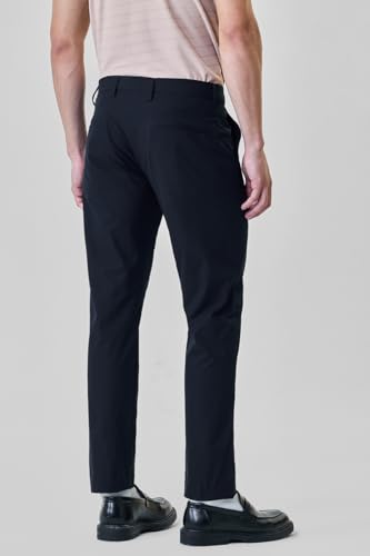 Image of SNITCH Men Chinos | Slim Fit Mid Rise Solid Pattern | Cotton Blend with Medium Stretch & Smooth Texture | Button & Zip Closure for Casual & Street Wear