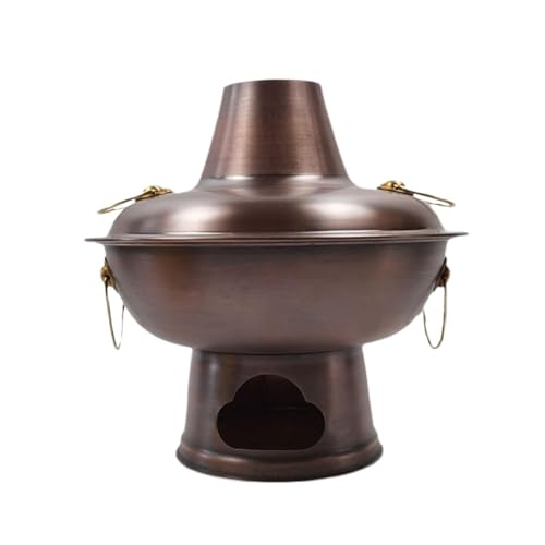 Olla de cobre grande de 32 cm para cocinar recetas deliciosas 2