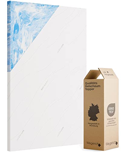 Gel-Topper 100×200 cm von SW Bedding – Gelschaum mit Memory-Effekt
