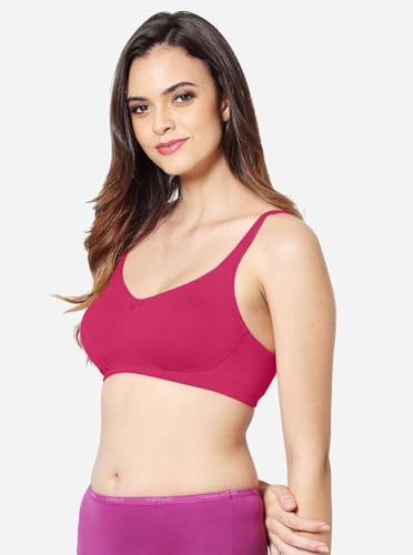 Image of VSTAR Justina Full Support Bra with Double Layered Cups, Moulded Cup Bra for Regular use, Side Shaper Panels for Bust Lift
