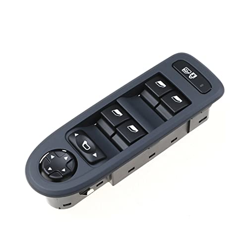 Interrupteur vitre électrique haute durabilité pour console centrale Peugeot 508