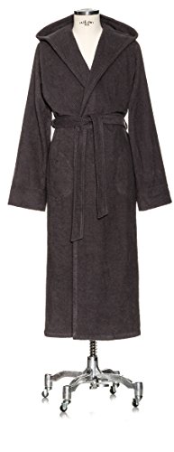 Preisvergleich Produktbild möve New Essential Kapuzenmantel in Gr. XS aus 100% Baumwolle, graphite