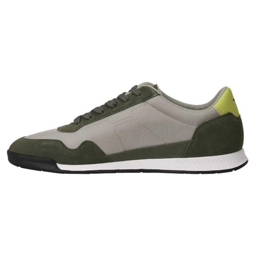 Image of BOSS Men's Titanium SL sdtxny Trainers Made of Various Materials with Suede Details and Lacing Size
