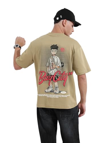 T-shirt pour homme ample fini les coupes serrées manches mi-longues