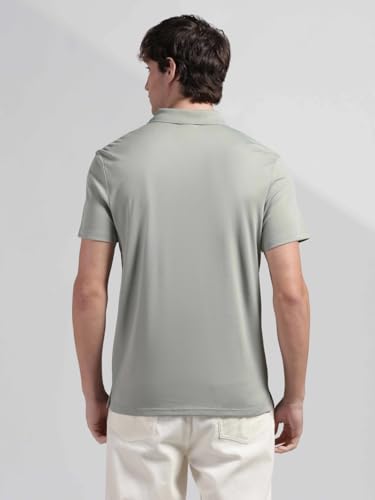 Image of Solid Slim fit Cotton Polo t-Shirt