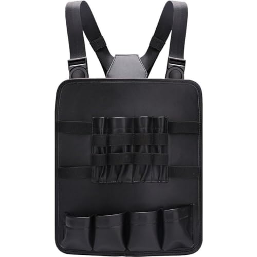 Bolsa de aparejo de pecho de cuero funcional para herramientas de barbero y peluquería 2