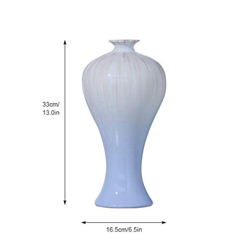 Vase en céramique stable pour table évitant les chutes de fleurs - 3