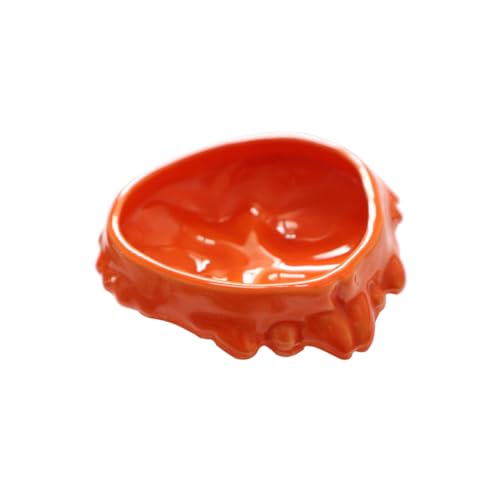 WEKADRIN 蟹形セラミックボウル 和風小皿 安定した底 クリエイティブなソースディッピングボウル カニや薬味の保存に