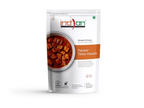 Image of Indian Kitchen Foods Instant Paneer Tikka Masala - Freeze Dried, Ready-to-Eat Indian Vegetarian Meal