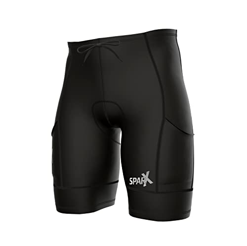 Sparx Men's Active Triathlon Short Tri Cycling Short Swim Bike Run3