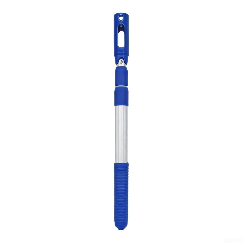 FABULETTA Poste telescópico resistente al óxido, mango de extensión de aluminio de 90-160 cm compatible con aspiradoras de piscina y cepillos para una limpieza eficiente del agua (3 segundos de
