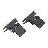 Staubschutz-Scharnier-Ersatz, für TN-Serie Plattenspieler, kompatibel/mit TN420 TN570 AT-LPW40WN, robuste Kunststoffstütze, schwarz, 2 Stück