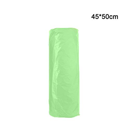 TINGS 100Pcs Biodegradable Household Garbage Bags Classified Disposable Toilet Cleaning Kitchen Trash Bags Thicker Plastic Bags break,green
