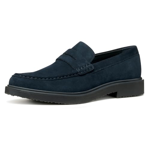 Geox Mocasines para Hombre U Massimiano, Azul, 43 EU, Azul, 43 EU - imagen 4