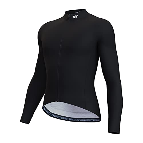INBIKE Langarm Radtrikot Herren Winter - Fleece Gefüttert & Reflektierend - Fahrradtrikot Für Kaltes Wetter