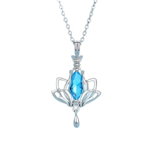Collier pendentif argent 925 pierre bleue pour vos soirées et quotidien