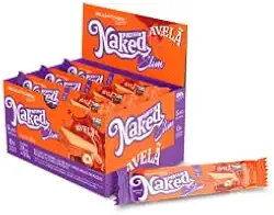 Naked Protein Slim Avelã Cx com 12 unidades de 25g