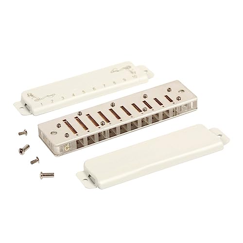 PacuM Harmonica par Instrument Clé Harmonica Diatonique Clé de 10 Trous Harpe Orgue à Bouche Harmonica for Adultes Professionnels Harmonica - Les Beatles, Paul McCartney, John Lennon, RIngo Starr, George Harrison PacuM Harmonica par Instrument Clé Harmonica Diatonique Clé de 10 Trous Harpe Orgue à Bouche Harmonica for Adultes Professionnels Harmonica – Image 6