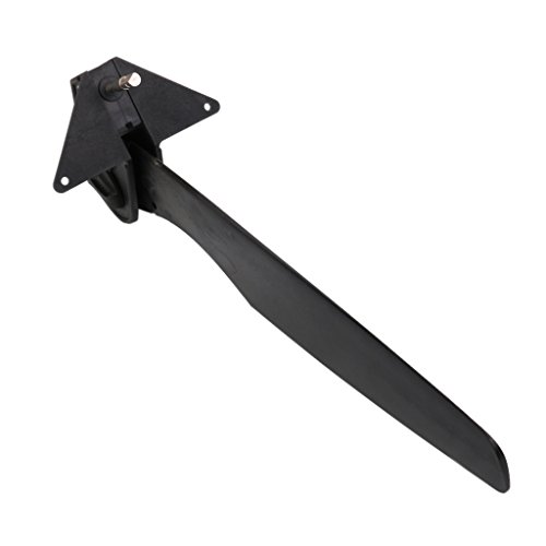 F Fityle Blk Foot Control Step Steering Wheel Watercraft Kayak Boat Rudder Accessory - Thumbnail 7