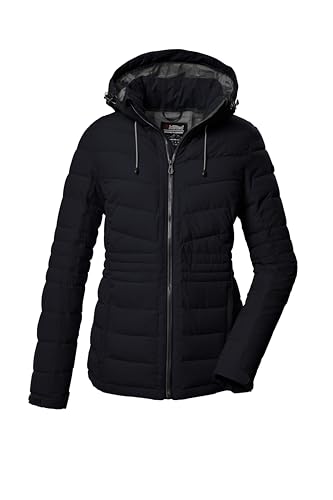 Consigue estilo y protección con esta chaqueta acolchada. Repelente al agua y al viento con 10.000 mm de columna de agua. Material reciclado y diseño sofisticado para que te muevas con libertad.