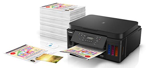 Canon Pixma G6020 All-In-One Supertank Wireless (Megatank) Printer, Copier And Scan With Mobile Printing, Black, Works With Alexa #TOP4