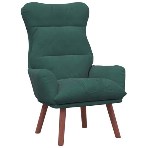 Gecheer Silla relajante verde oscuro 69 x 74 x 93 cm terciopelo Sillón Relax Exterior YJXZJXJY-42001836IT