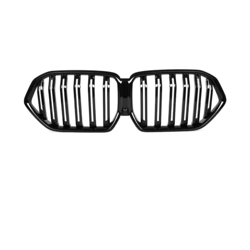 Grille Calandre Avant Auto Noir Brillant Double Slat pour Capot Pare-chocs BMW X6 G06