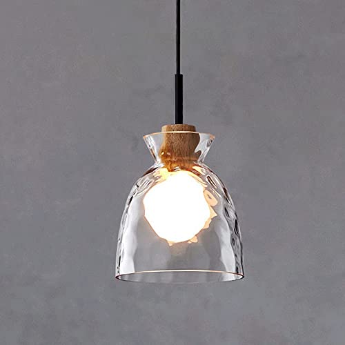Lampe Suspendue H3TF5J en Verre Soufflé à Hauteur Réglable