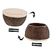 Toddmomy Coconut Resonator Bowl for and Erhu Acoustic Enhancement Part for Traditional Chinese Quality and Versatile Design for Musicians Alto Voice