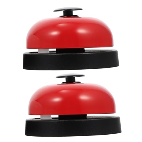 HOMSFOU 2 Piezas Campana De Campana De Competición Para Mesa y Mano Para Actividades De Interior y Exterior