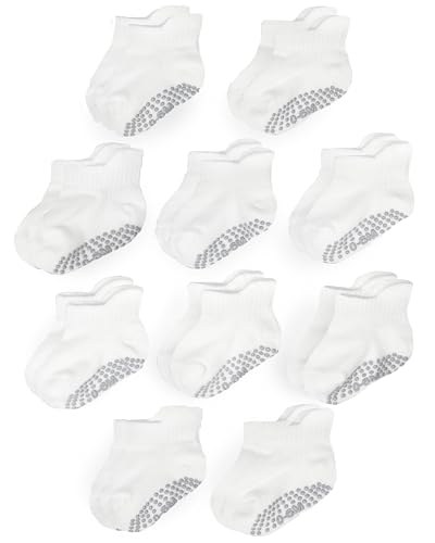 Image of Fruit of the Loom Cotton Grip Socks for Baby and Toddler
