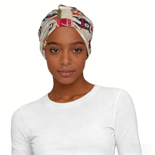 Cute Animals with Snowman Printed Winter Face Mask Neck, Windproof Neck Gaiter Half Mask Headwear, for Tactical Running