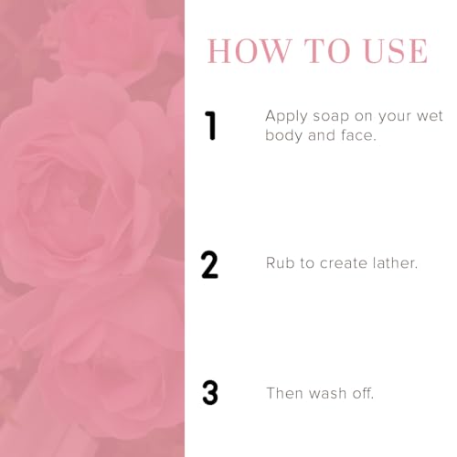 KHADI NATURAL Ayurvedic Rosewater Handmade Soap| Hyderated & Nourishes Skin| (Pack of 5) (5x125 g) (625 g) - Image 4