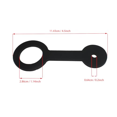 Image of 2pcs RV Shower Door Travel Latch Strap Silicone RV Bathroom Door Lock Strap Compatible with F100158276 0273349