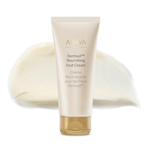 AHAVA Crema Intensiva para Pies Dermud   Hidrata Intensamente, Nutre y Repara Talones y Pies Secos, con Osmoter, Dermud, Aceite de Hipophae, Aceite de Lavanda y Manteca de Karité, 3.4 fl.oz