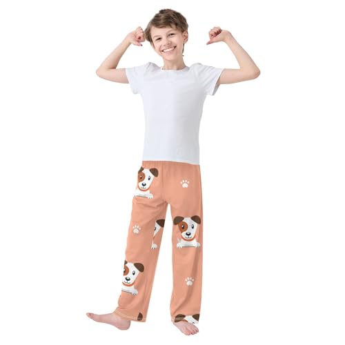 Boys' Pants Dogs Animals Long Bottoms Jogger Pants Elastic Waist Trousers with Pockets S-XL2