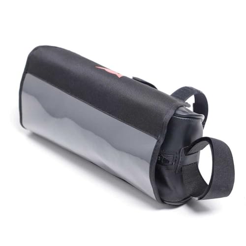 Dainese - Handlebar Pocket, Sacoche pour Guidon de Moto, pour Hommes et Femmes, Noir