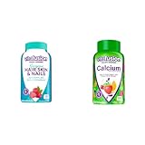 Vitafusion Gorgeous Hair, Skin & Nails Multivitamin Plus Calcium Gummy Vitamins, 135ct & 100ct