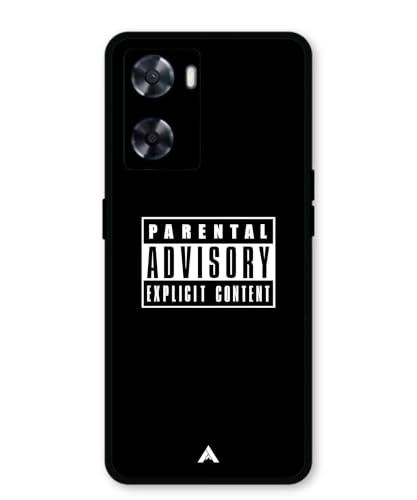 Image of Premium Explicit Case for Oppo A57 Soft-Touch Metal TPU Back Cover, Shockproof, Designer, Aesthetic Mobile Phone Case (Glossy Finish)